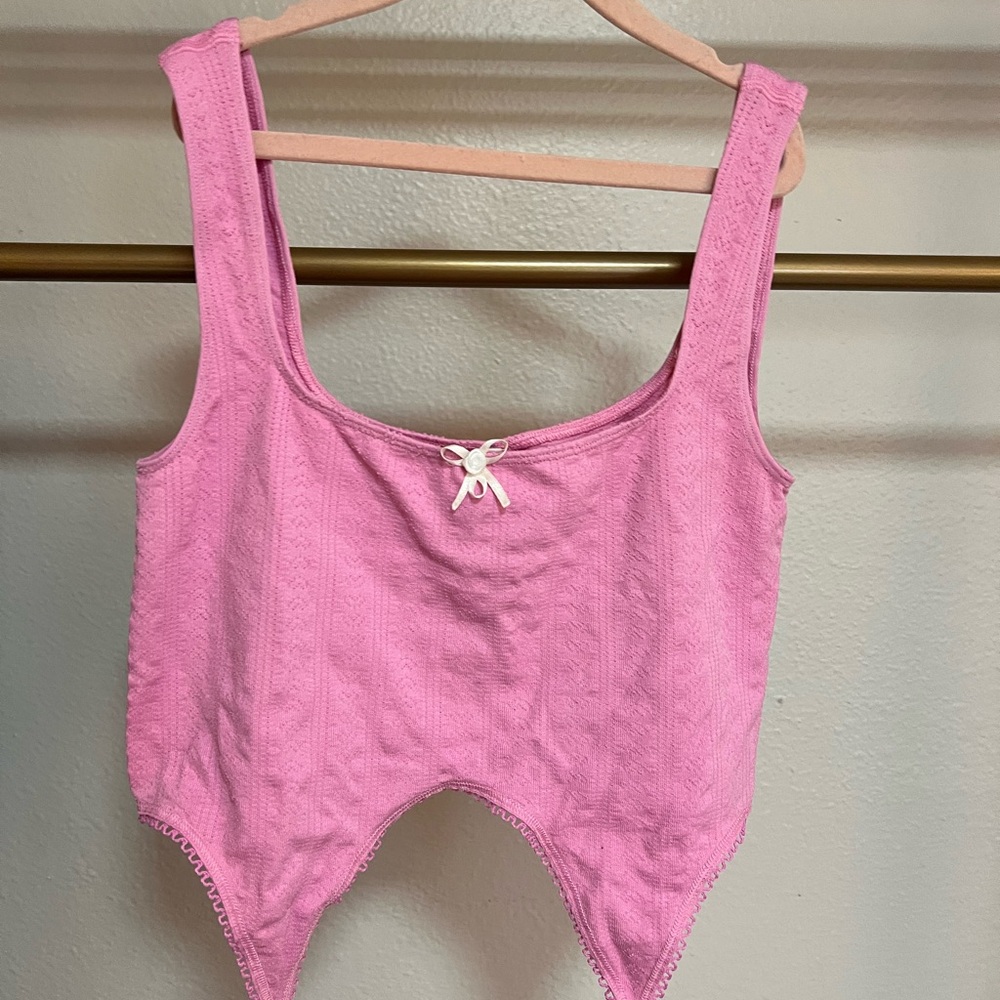 Anthropologie Pink Tank Top
